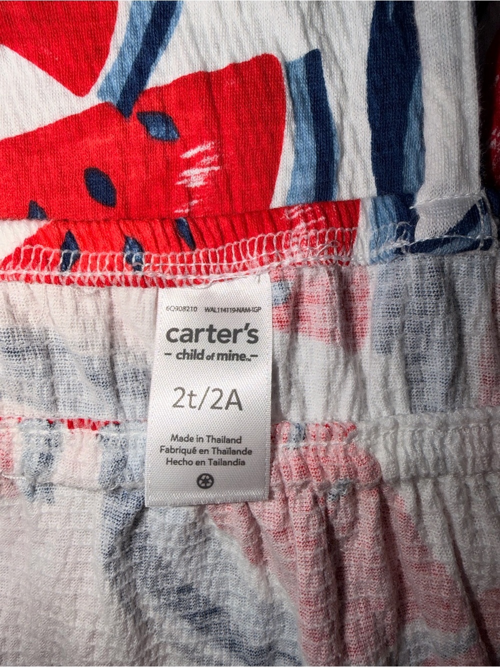 Carter’s Girls Watermelon Print Tiered Sundress NWT Size 2T Summer - Picture 7 of 7